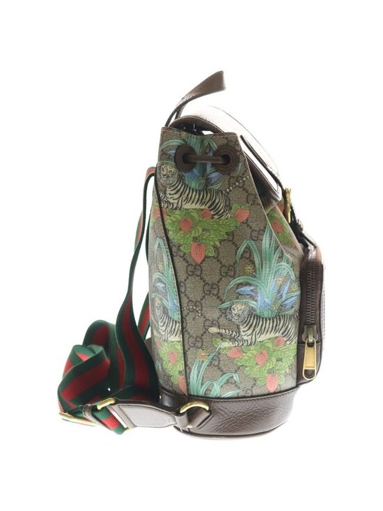 Gucci Tiger GG Backpack Supreme Beige Utbdc main image 6